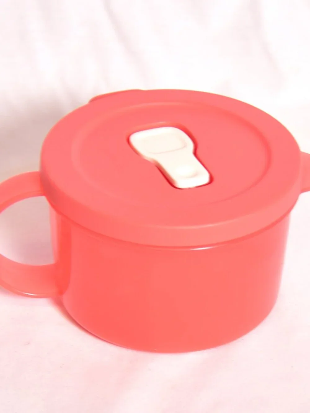 Tupperware Crystalwave Plus Soup Mug Microwavable Orange 2 cup / 500ml